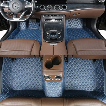 Automobilinis grindų kilimėlis pagal užsakymą BMW Z4 E85 2004 2005 2006 2007 2008 Vyriški odiniai kilimėliai Pilnas komplektas Prabangios moteriškos kojų pagalvėlės Automatinis aksesuaras