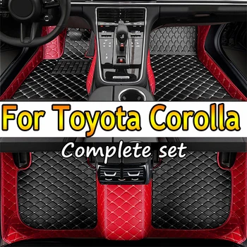 Automobilinis grindų kilimėlis Toyota Corolla 2023 kilimas vandeniui atsparus PU odinis kilimas vyras prabangus kojų padas moters interjeras 1Pc automatinis priedas