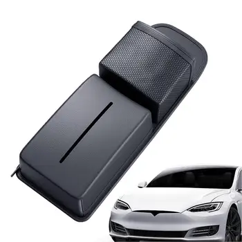 Automobilinės kėdutės organizatorius Pakabinti audinių laikiklio dėžutės dozatoriaus krepšys gali laikyti mobiliojo telefono piniginės akinius, tinkamus lengviesiems automobiliams visureigiams sunkvežimiams