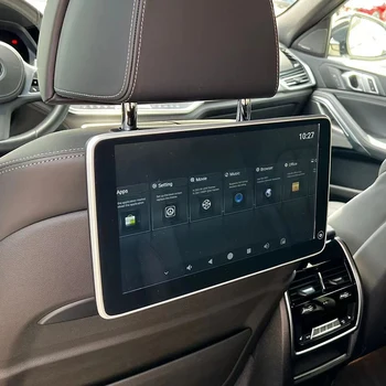 Automobilio atlošas Galinė sėdynė Pramoginiai vaizdo žaidimai Ekranas 11,6 colio LCD Android 12.0 galvos atrama su monitoriumi skirta BMW 5 7 serijos BMW