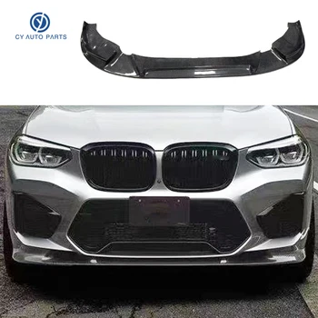Automobilio priekinio buferio lūpų kėbulo komplektas Spoileris Priekinis skirstytuvas Buferio lūpų skirstytuvas skirtas BMW X3 X4 M 3D