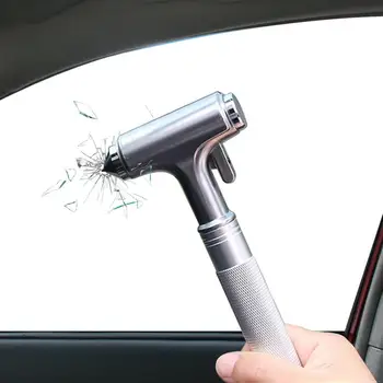 Automobilio saugos plaktukas Automobilių metalinis langų stiklo pertraukiklis Saugos diržų pjaustytuvas Kieto aliuminio lydinio galvutės dizainas Transporto priemonės automobilio evakuacijos įrankis