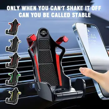Automobilio telefono laikiklis Lenktyninės sėdynės forma Apsauga nuo drebėjimo Mobiliojo telefono laikiklis Universalus salono ornamentas Automobilio stilius Automobilių aksesuarai