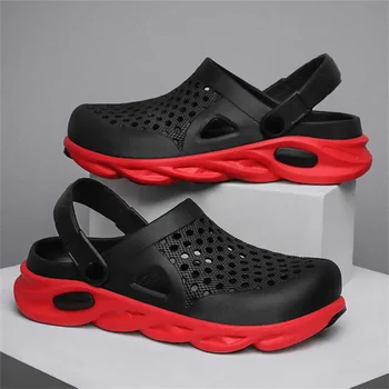 Backless nurse sandalai vyrams 47 dydžio balti sportiniai bateliai šlepetės prabangūs dizainerių sportbačiai sneakersy comfort style YDX1