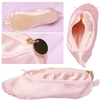 Baleto batų personalizuotas makiažo krepšys Rožinis kosmetikos laikiklis Krepšys Minkštas nešiojamas kosmetinis maišelis Kūryba šokėjams ir baleto mėgėjams