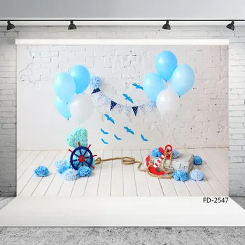 Balonai Dekoracijos Fotografinis fonas Vinilo audinys Foto fonas Fotografavimas kūdikiams Vaikai Gimtadienio šventė Foto studija