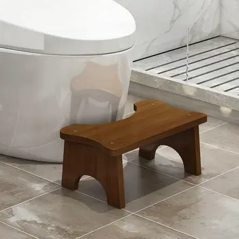 Bambuko tualeto laiptelių kėdės Nešiojamos platformos Lengvas vonios kambarys Mini laiptų kopėčios Mažas vidaus baras 