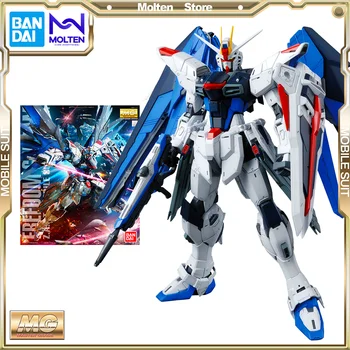 BANDAI Original MG 1/100 Freedom Gundam Ver.2.0 MOBILUS KOSTIUMAS GUNDAM Seed Gunpla modelio rinkinio surinkimas/surinkimas
