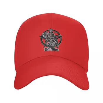 Baphomet Beisbolo kepuraitė Sportas Vyrai Moterų reguliuojama kruša Šėtono demonas Pentagrama Tėtis Kepurė Vasarinės kepurės Snapback kepurės