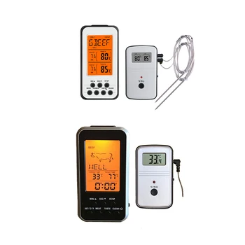 BBQ termometras Nuotolinis virimo temperatūros matuoklis LCD ekranas kepsninė Skaitmeninis termometras Vienas zondas