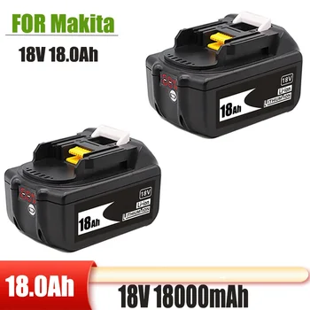 BL1850 18V 5.0Ah Pakaitinė baterija Makita elektriniam įrankiui 5000mAh BL1840 BL1860 Baterija su LED maitinimo ekranu 18 v 5A
