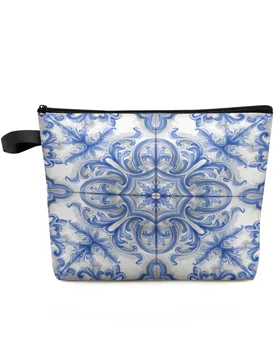 Bohemiško stiliaus etninis retro makiažo krepšys Maišelis Kelionės būtiniausi daiktai Lady Women kosmetikos krepšiai Tualeto organizatorius Laikymo pieštukų dėklas