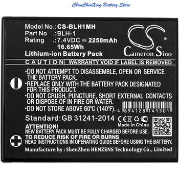 Cameron Sino 2250mAh baterija BLH-1 skirta OLYMPUS E-M1 Mark II, OM-D, E-M1, Mark II veidrodinė