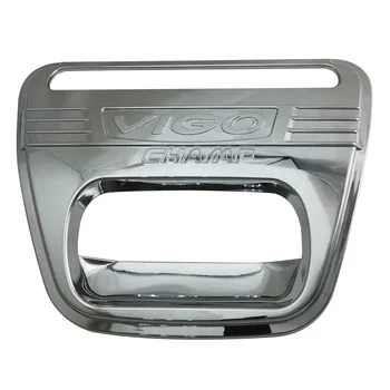 Car ABS Chrome dizaino galinių vartų apdailos galinės rankenos įdėklas, skirtas Toyota Hilux Vigo 2008-2014