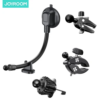 Car Air Vent Clip Joint Ball Mobile Phone Holder for Car & Wireless Car Charger Clip For Bike Phone Holder Mount Curved Rod