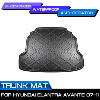 Car Floor Mat kilimas Hyundai Elantra Avante 2007 2008 2009 2010 2011 Galinės bagažinės dangtis
