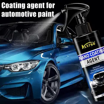 Car Polish Ceramic Coating Spray 100ml Auto Scratch Repairing Nano Spray Auto Nano Crystal Hydrophobic Layer Polishing Agent