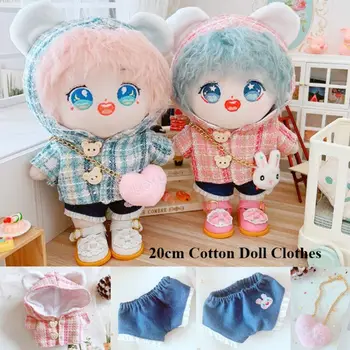Casual Wears Doll Clothes New Multistyles Fashion Woolen Bear Palt Doll Pants Bags 20cm Cotton Dollon Doll/1/12 Dolls Clothes