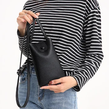Casual Woman Mobile Phone Bag Crossbody Solid Color Small Shoulder Bag Hasp Summer Designer Bag Ladies Clutch Bags and Purses