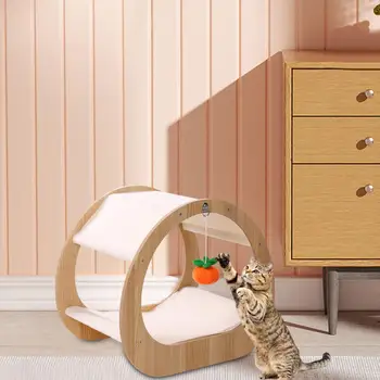 Cat Scratch Post apsauginė platforma, žaidžianti kačių laipiojimo rėmą triušiams Vidutinio dydžio katės Kitty kambarinis kačių kačiukas