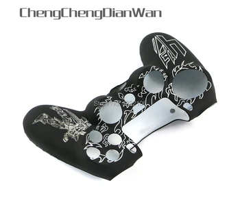 ChengChengDianWs 3vnt 10vnt Transformerių silikoniniam dėklui Apsauginis silikoninis odos dėklo dangtelis, skirtas PS4 valdiklio apvalkalui