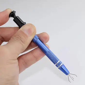 Chip rankų darbo įrankiai Mėlyni keturi nagai čiulpia mobilųjį telefoną Elektroninių komponentų taisymo įrankis Ic ištraukimo rankinis įrankis
