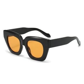 Cool Nauji tarpvalstybiniai tarpvalstybiniai apsauginiai nuo UV spindulių akiniai nuo saulės Europos ir Amerikos ventiliatoriaus šviesos plokštelė Paprasti akiniai vyrams ir moterims