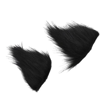 Cosplay plaukų segtukas katės ausų segtukas paaugliams Mergaitės anime kostiumų aksesuarai Subkultūra Moterų teminis vakarėlis Šoninis plaukų segtukas DXAA