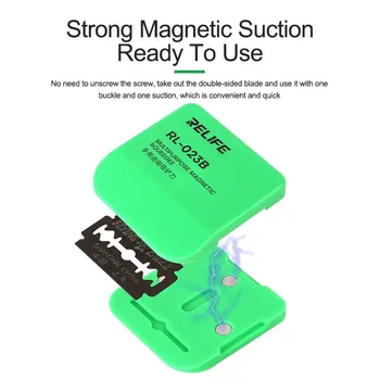 Daugiafunkcis magnetinis valytuvas Magnetinis perdarymo peilis telefono priežiūros įrankiui Telefono remontas Rankų darbo