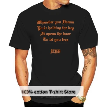Dio Sacred Heart Shirt S-3XL Heavy Metal Oficialūs marškinėliai Marškinėliai Nauja mada Vasaros tiesioji 100% medvilnės viršus Trikotažas plius dydis