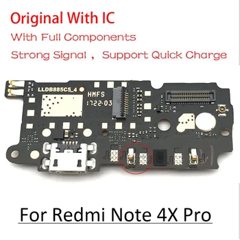 doko jungtis įkrovimo prievado lankstus kabelis USB įkrovimo prievado lankstus laidas, skirtas Xiaomi Redmi Note 4 MTK Helio X20 atsarginės dalys