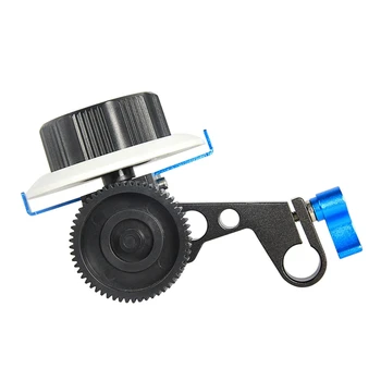 DSLR fotoaparato fokusavimo sekiklio fokusavimo sekimo įrenginys su krumpliaračio žiedu ir greito atleidimo įrenginiu, tinkamas DSLR fotoaparatams