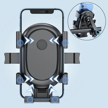Dviračio telefono laikiklis Dviračio vairas Mobiliojo telefono laikiklis Stovas Motociklo telefono laikiklis iPhone 14 13 Pro Max Xiaomi Huawei