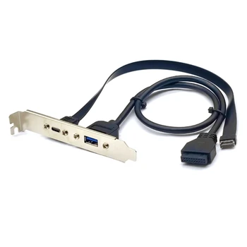  E tipas į C tipą Moteriškas kabelis Išplėskite USB3.2 prievadą su greitu duomenų perdavimu Galia Y3ND