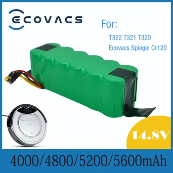Ecovacs 14.4V 4000/4800/5200/5600mAh šlavimo roboto Nimh akumuliatorius komplektui fort Kt504 -T322T321T320T325/Pan daX500X580/MirrorCr120