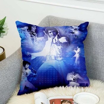 Elvis Presley pagalvės dėklas Poliesterio dekoratyviniai pagalvių užvalkalai mesti pagalvės užvalkalą-5