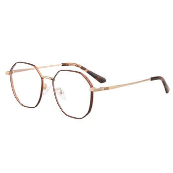 Evove Polygon Vyriški akiniai Rėmeliai Moterys Unisex Mopic Optiniai akiniai receptui Juoda Ruda 0 -150 200 250 Optinis