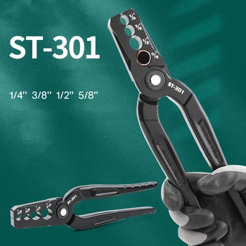 F50 ST301 Varinių vamzdžių taisymo replės Universalus apvalus replės įrankis Apvalus ir plokščias sulankstomas vamzdis greitai pašalina nuotėkius