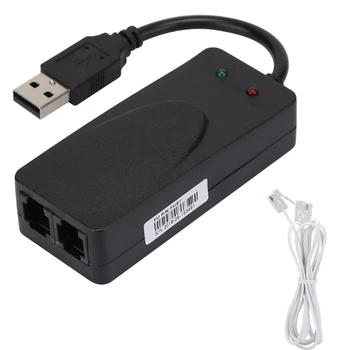 fakso modemas vieno / dviejų prievadų USB2.0 56K išorinio modemo tvarkyklė, skirta Win 7 8 10 XP USB modemas JIAN