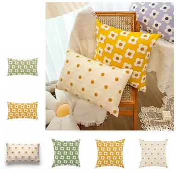 Fashion Square pagalvėlės užvalkalas Klasikinio meno dizaino pagalvė Rankšluostis Europietiško stiliaus siuvinėjimo gėlės Namų apyvokos reikmenys