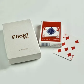 Flick Box By Yuji Enei Magic Tricks Flick Card Box Appear Vanish Coin Bill Magia Visual Change Close Up Street Illusions Gimmick