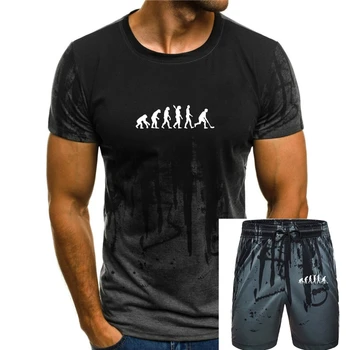 Floorball Evolution marškinėliai Hiphop Top Spring Fun New Fashion Round Neck Marškinėliai Unisex Novelty Printed Anlarach