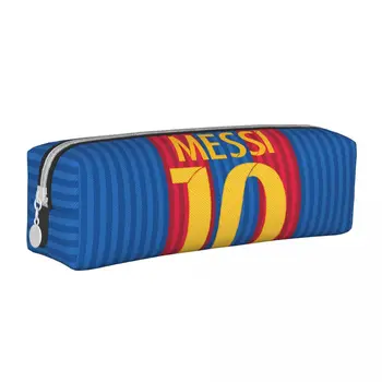 Football Messis pieštuko dėklas Mielas netvarkingas futbolo rašiklio dėžutės krepšys Studentas Didelės talpos mokyklos reikmenys Kosmetinė pieštukų dėžutė