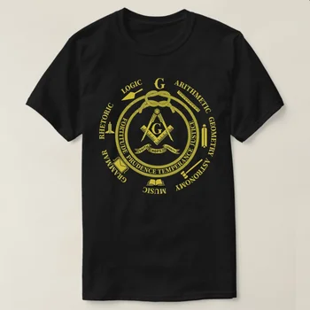 Freemason Tools Faith Hope Charity Masonic Fathers Day Dovanų marškinėliai 100% medvilniniai marškinėliai O-Neck Summer trumpomis rankovėmis Casual vyriški marškinėliai
