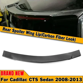 Galinis bagažinės spoilerio lūpų sparnas Cadillac CTS 2008 2009 2010 2011 2012 2013 Sedanas 4 durų anglies pluošto išvaizda / blizgus juodas skirstytuvas