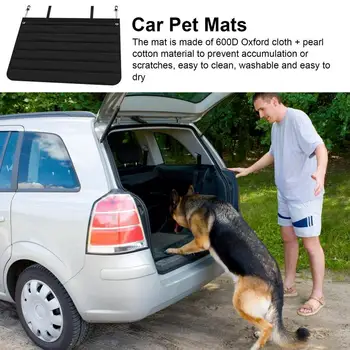 Galinė bagažinės apsauga Krovininis kilimėlis Automobiliniai kilimėliai PET 31.5X25.59 colių sulankstomi Apsaugo nuo įbrėžimų Apsaugos nuo dėmių naminių gyvūnėlių pagalvėlė tinka daugumai automobilių modelių