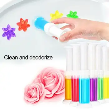 gelinis tualeto valiklis Efektyvus gėlių formos tualeto dezodorantas gelis apsaugo nuo kvapo gaivina vonios kambario idealų namų tualeto valiklį