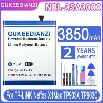 GUKEEDIANZI 3850mAh NBL-35A3000 baterija TP-LINK skirta Neffos X1 Max X1Max TP903A TP903C mobiliųjų telefonų baterijos + nemokami įrankiai