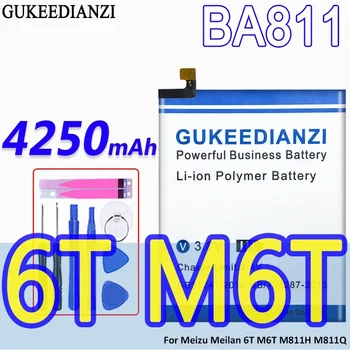 GUKEEDIANZI BA811 4250mAh didelės talpos baterija Meizu Meilan 6T m6T M811H M811Q
