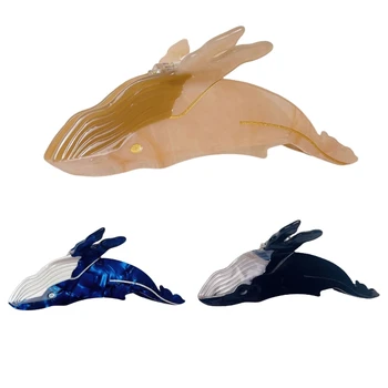 Gyvūnų plaukų segtukas moterims Banginių nagų spaustuko stiliaus plaukų segtuko galvos apdangalo dovana